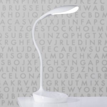 Stolná LED lampa Swan, biela