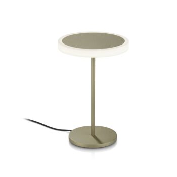 Stolná LED lampa Tilda, bronzová metalíza, ovládanie gestami