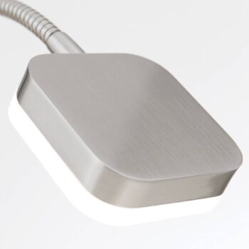 Stolná LED lampa Tobias, matný nikel