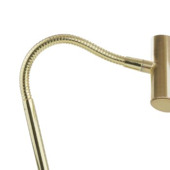 Stolná LED lampa mosadznej farby Curtis