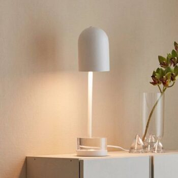 Stolná lampa AYTM Luceo, biela