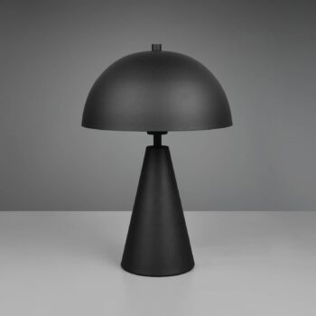Stolná lampa Alfie, matná čierna, kov, E27