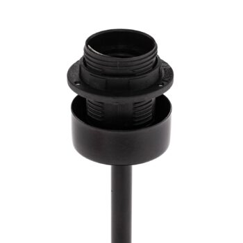 Stolná lampa Arden bez tienidla, čierna, výška 24 cm
