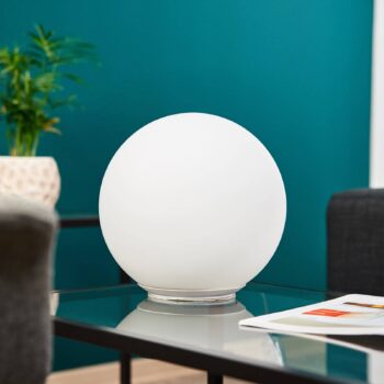 Stolná lampa Artemide Dioscuri guľovitý tvar 25 cm