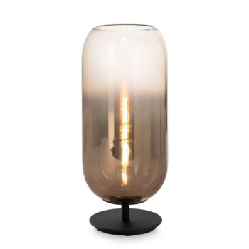 Stolná lampa Artemide Gople Mini, bronzová/čierna