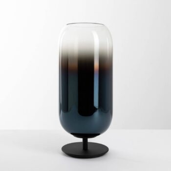 Stolná lampa Artemide Gople Mini, modrá/čierna