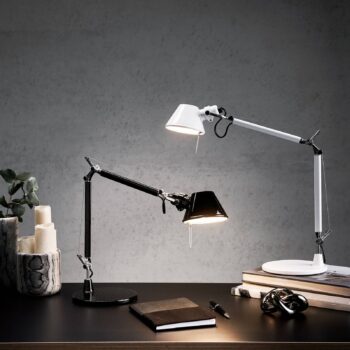 Stolná lampa Artemide Tolomeo Micro biela