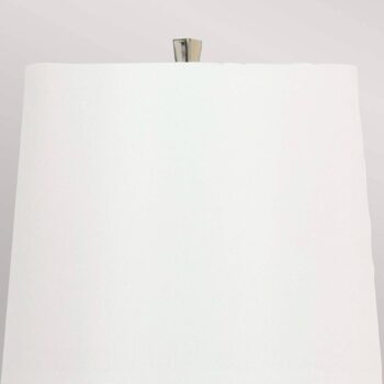 Stolná lampa Ascent, čierna, biele tienidlo
