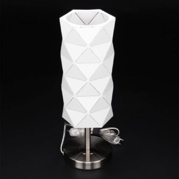 Stolná lampa Asterope, lineárna biela