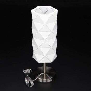 Stolná lampa Asterope, lineárna biela