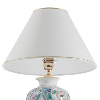 Stolná lampa Austrolux Giardino Panse 40 cm keramická pozlátená