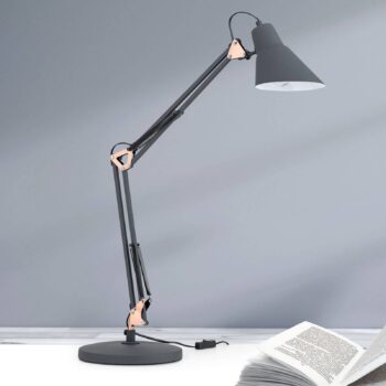 Stolná lampa Bachelor, trikrát nastaviteľná