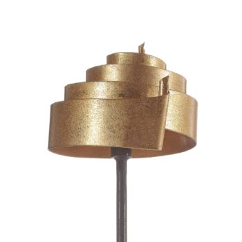 Stolná lampa Banderole zo železa v zlatej