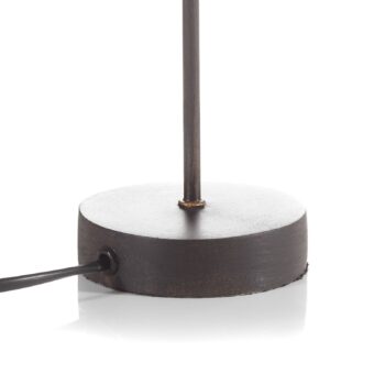 Stolná lampa Banderole zo železa v zlatej