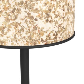 Stolná lampa Butterburn, výška 47,5 cm, béžová/zelená, látka
