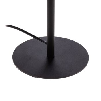 Stolná lampa Calisto, juta, prírodná hnedá, výška 38 cm