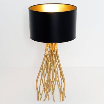 Stolná lampa Capri, okrúhla, výška 56 cm