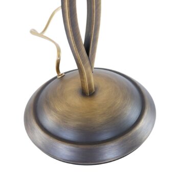 Stolná lampa Capri výška 45 cm krém/bronz
