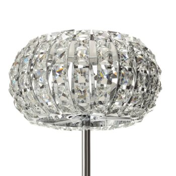 Stolná lampa DIAMOND s krištáľmi 24 cm