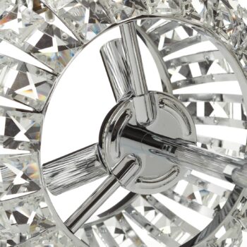 Stolná lampa DIAMOND s krištáľmi 24 cm