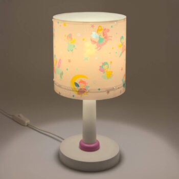 Stolná lampa Dalber Fairy Dreams, viacfarebná, výška 30 cm