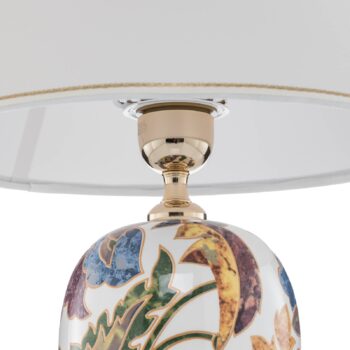 Stolná lampa Damasco s 24 karátovým zlatom Ø 30 cm