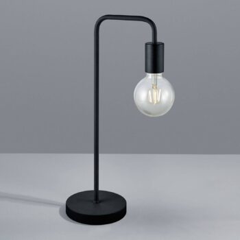 Stolná lampa Diallo bez tienidla čierna matná