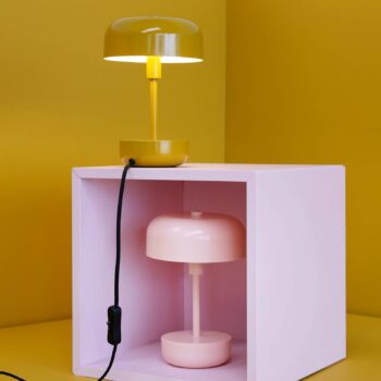 Stolná lampa Dyberg Larsen Haipot, IP20, karé