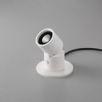 Stolná lampa Egger DLS LED Capri, bodové svetlo, biela