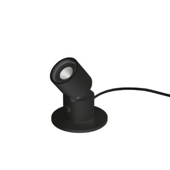Stolná lampa Egger DLS LED Capri, bodové svetlo, čierna