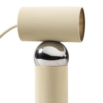 Stolná lampa FLOS Bilboquet, béžová, otočná, GU10-LED