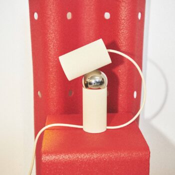 Stolná lampa FLOS Bilboquet, béžová, otočná, GU10-LED
