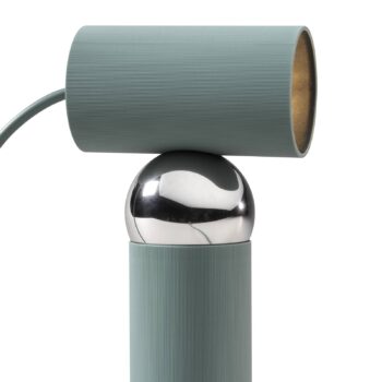 Stolná lampa FLOS Bilboquet, zelená, otočná, GU10-LED