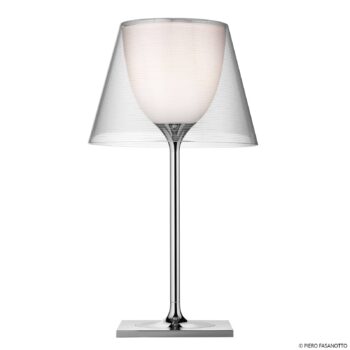 Stolná lampa FLOS KTribe T1, priehľadné sklo