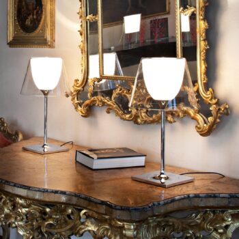 Stolná lampa FLOS KTribe T2 transparentná