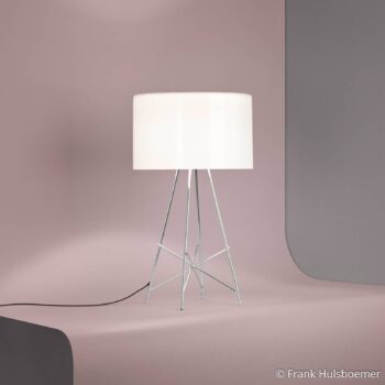 Stolná lampa FLOS Ray T, biele tienidlo