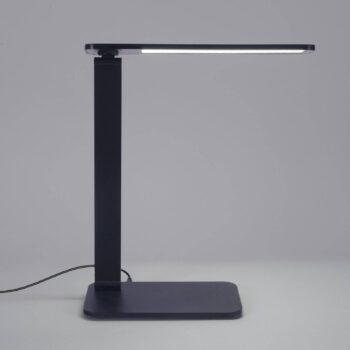 Stolná lampa Forlight LED Zenit, čierna, ABS, výška 36 cm
