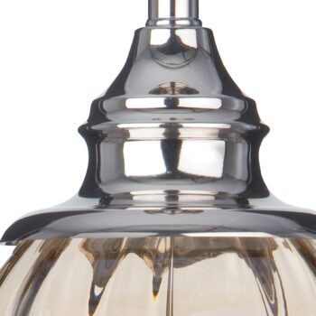 Stolná lampa Greyson textilné tienidlo v hnedom