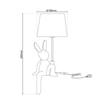 Stolná lampa Helge, zlatá, výška 45 cm, keramika/látka