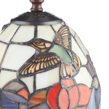 Stolná lampa Irena v štýle Tiffany