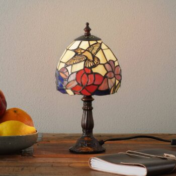 Stolná lampa Irena v štýle Tiffany