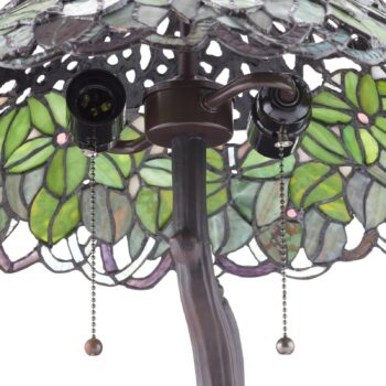 Stolná lampa Jamaica, štýl Tiffany
