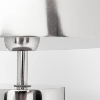 Stolná lampa KARE Loungy, chróm, oceľ, výška 38 cm