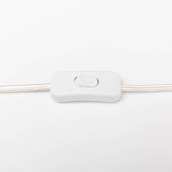 Stolná lampa KARE Nube, biela, smaltovaná oceľ, výška 48 cm