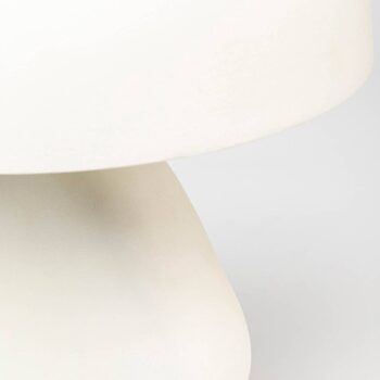 Stolná lampa KARE Nube, biela, smaltovaná oceľ, výška 48 cm