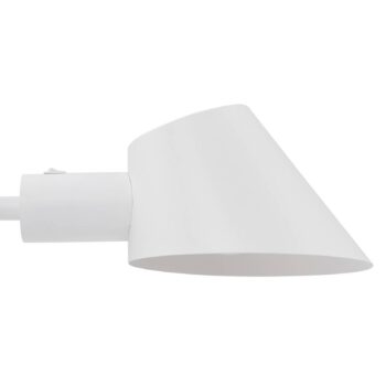 Stolná lampa Lindby Corali, biela, kov, výška 64 cm