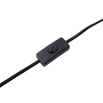 Stolná lampa Lindby Ediz, čierna, drevo, výška 25 cm, E27