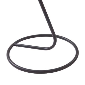 Stolná lampa Lindby Elira, čierna, kov, výška 35 cm, ES27