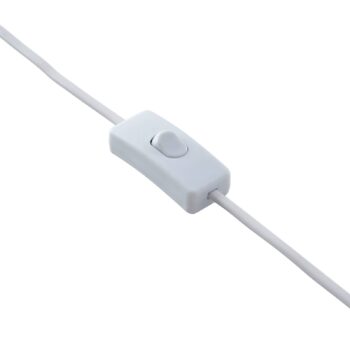 Stolná lampa Lindby Herry, biela, keramika, pes, výška 46,5 cm