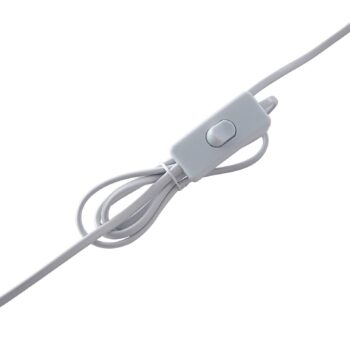 Stolná lampa Lindby Herry, biela, keramika, pes, výška 46,5 cm